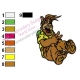 ALF Laughing Embroidery Design